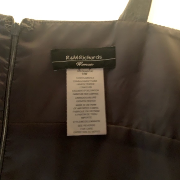 Silver Two Piece Special Occasion Top - Picture 6 of 8